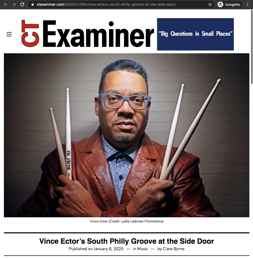 Vince Ector's South Philly Groove at the Side Door